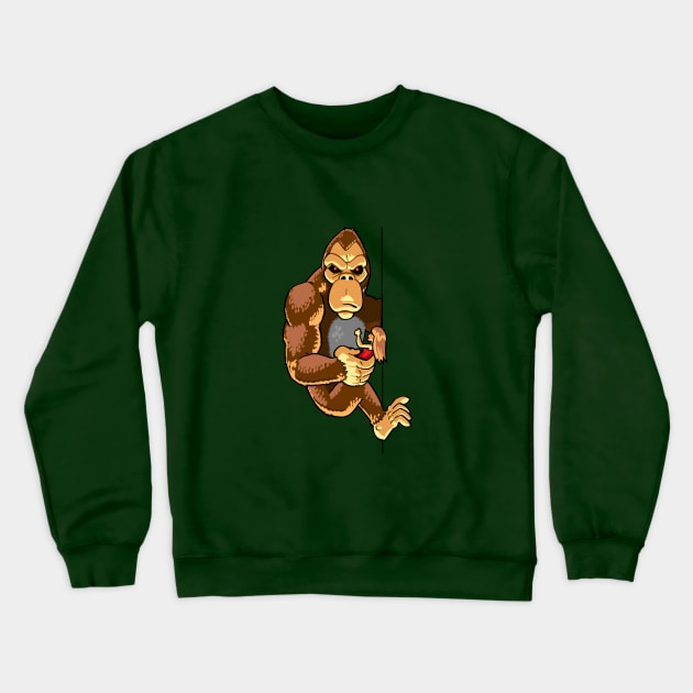 George (Rampage sprite) Crewneck Sweatshirt by BenDale